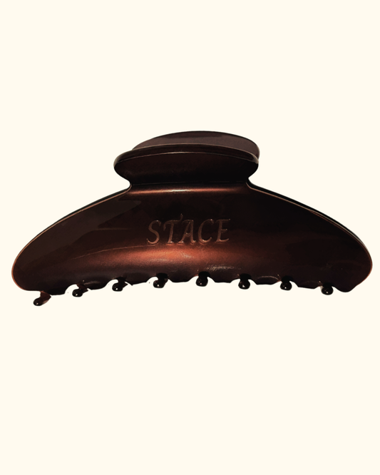 LIZ HAIRCLIP | 4inch | Dark Cherry